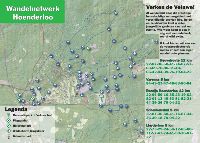 Wandelkaart omgeving VH